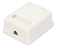 ExtraLink  Gniazdo natynkowe 1x port RJ45 UTP 5e (biała) - 1323257 - zdjęcie 1